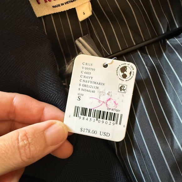 Free People Betty Padded Shoulder Double Breasted Blazer - Picture 4 of 9